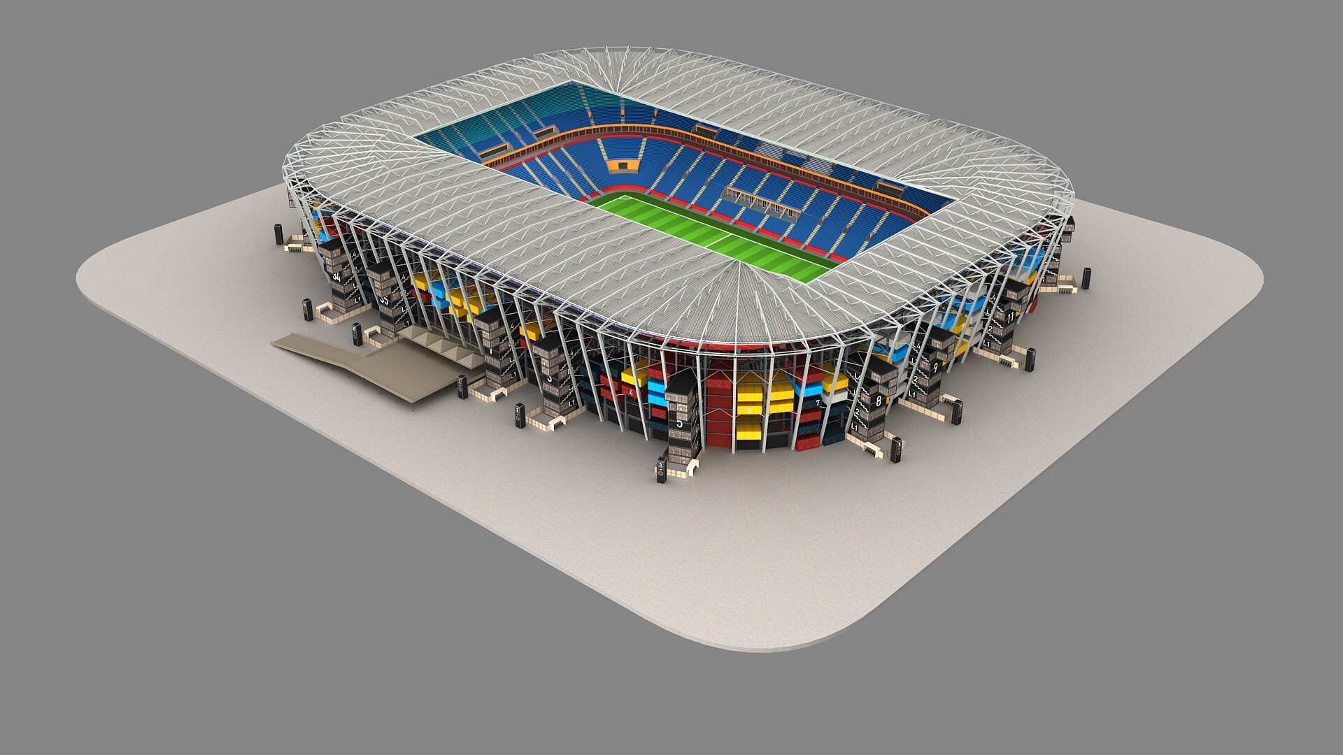 ArtStation - Stadium 974 Qatar 3D Model