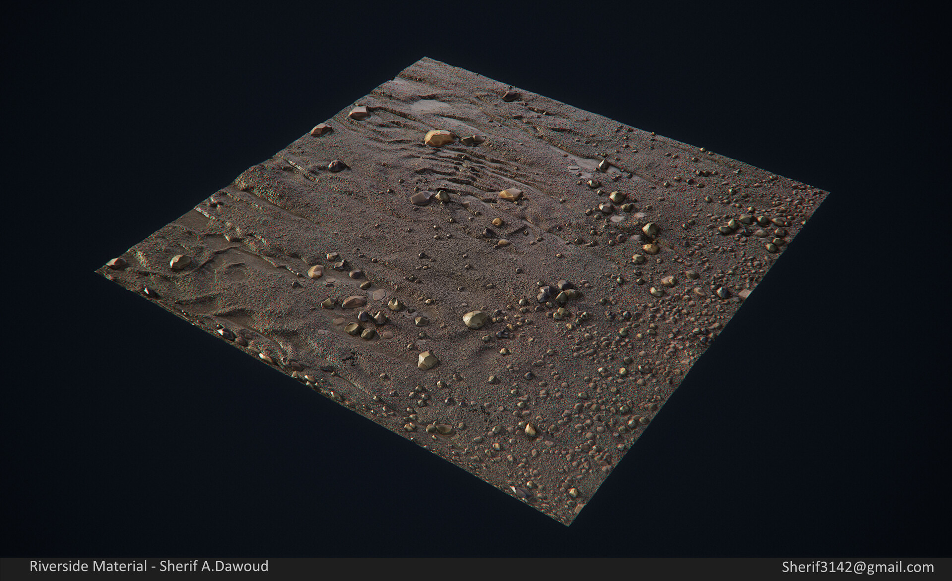 Sherif Dawoud 3D Game Artist Riverside Sand Substance Designer