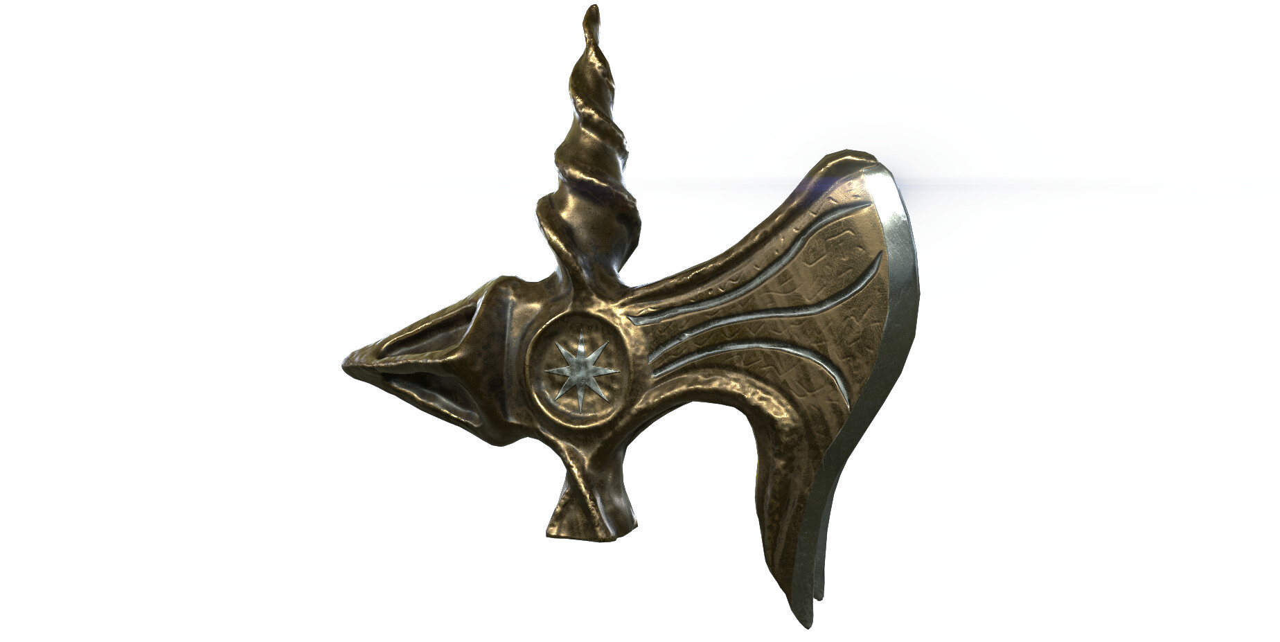 ArtStation A Bronze Halberd WIP 1