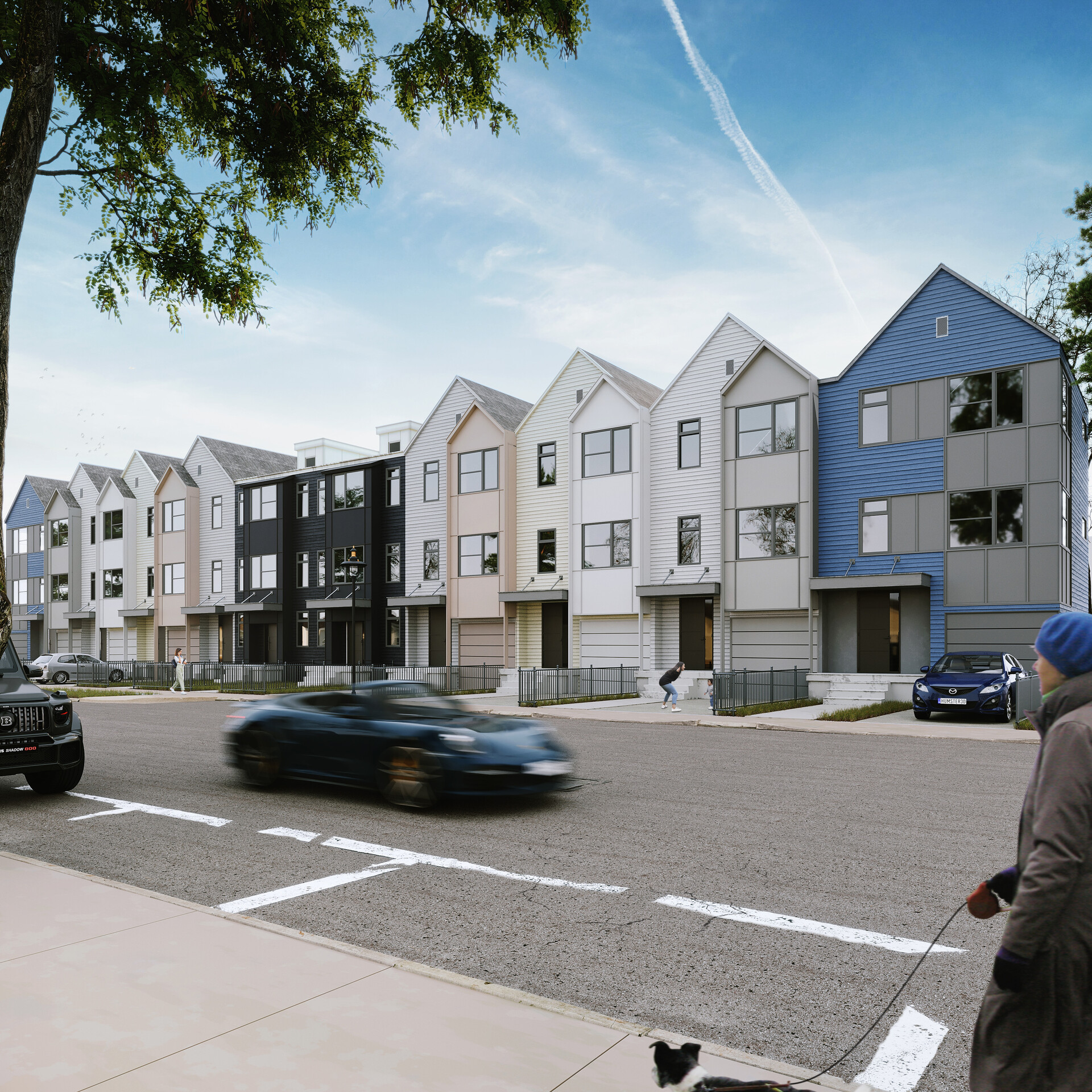 ArtStation - "Townhomes" Architectural Visualization