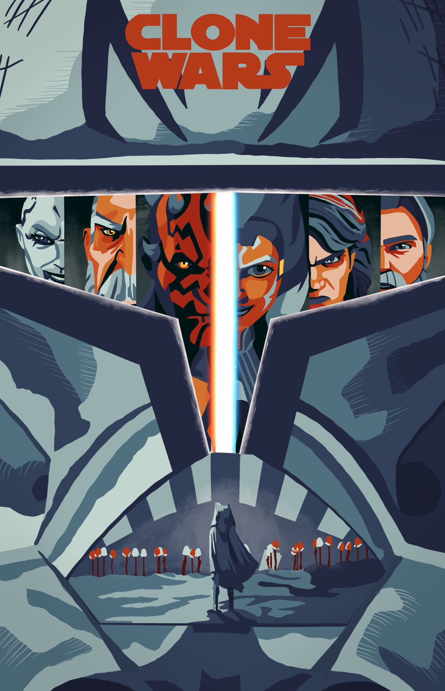 ArtStation - Star Wars Clone Wars poster (July 2022)