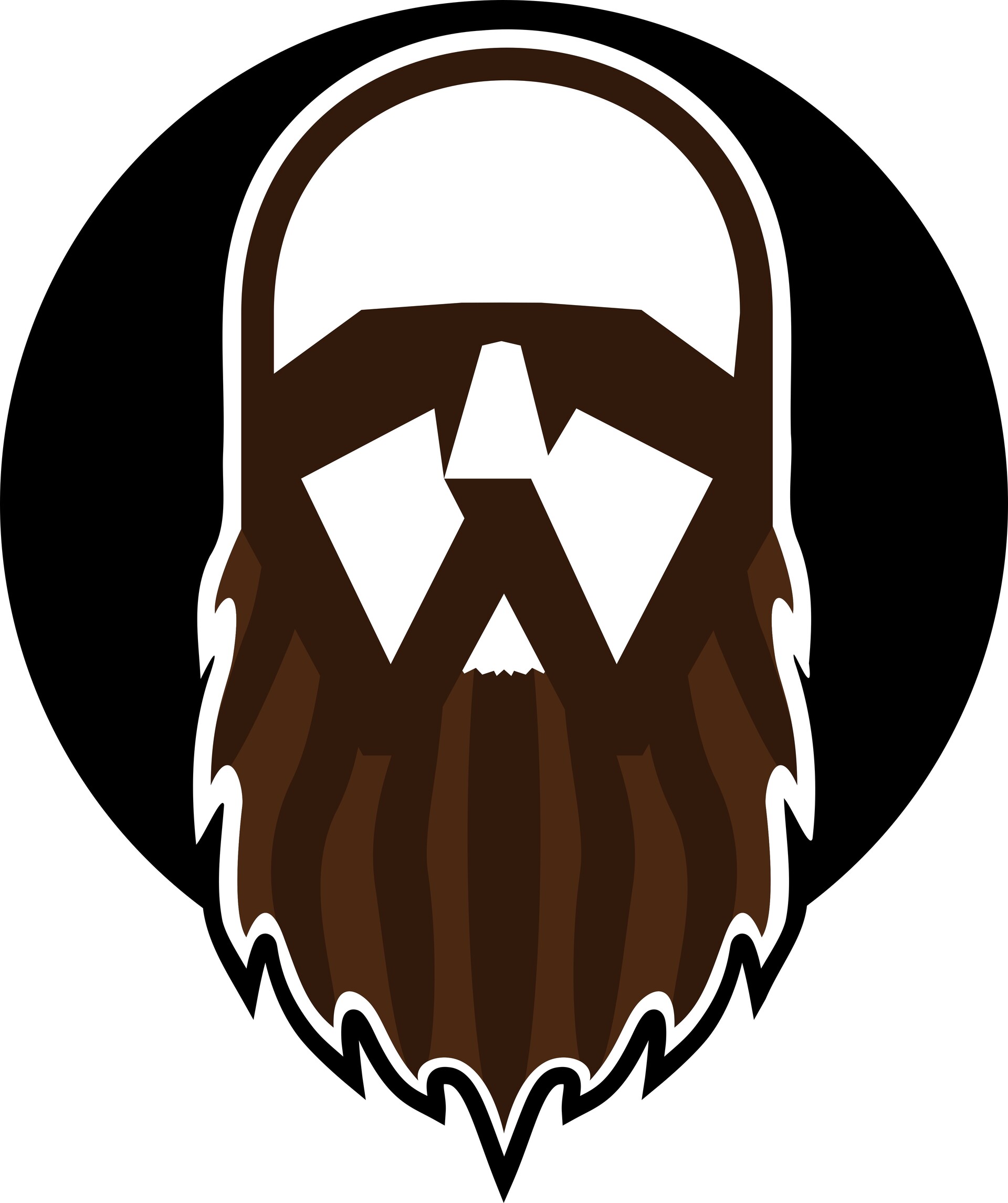 ArtStation - W shaped Beard Logo