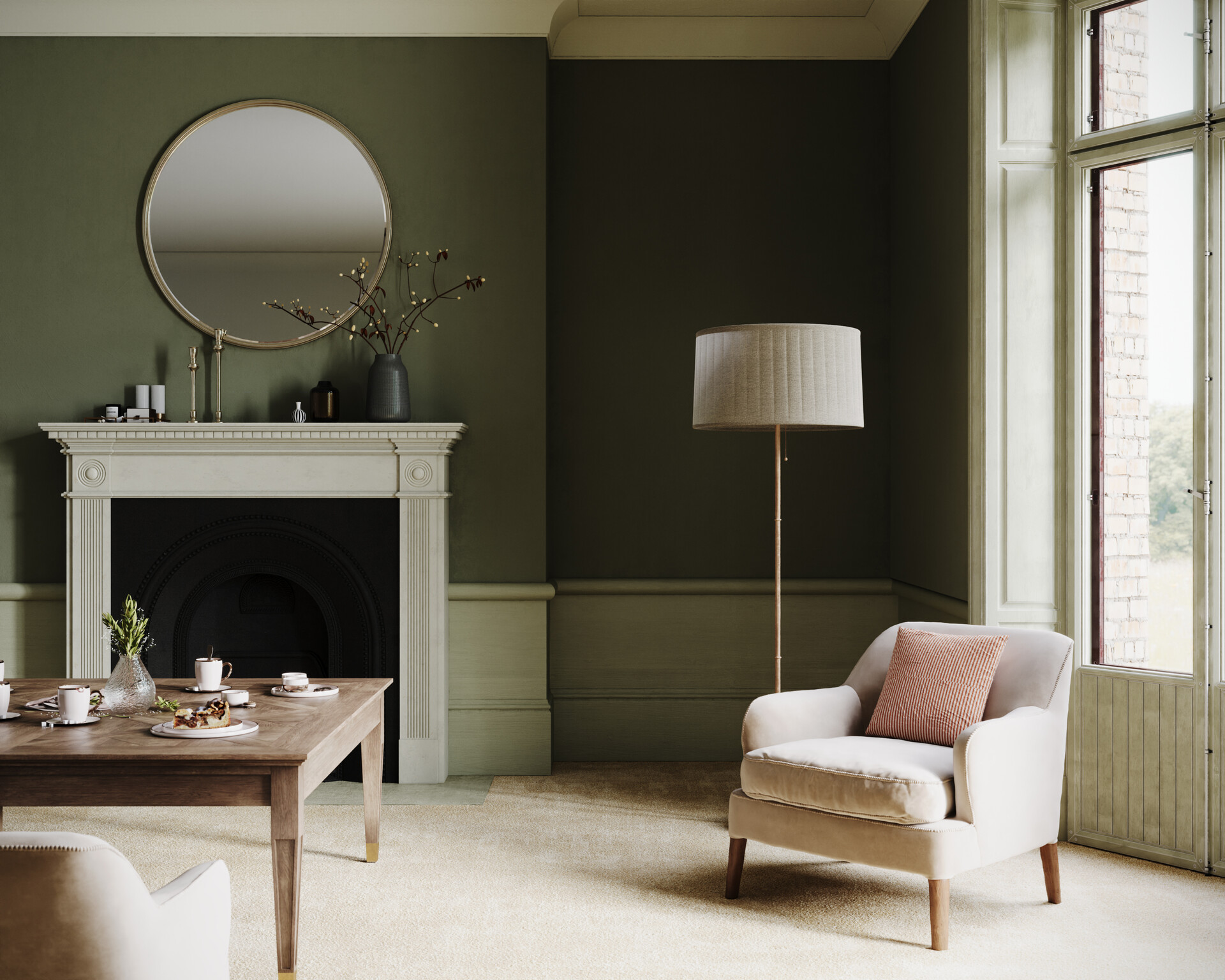 Modern Country Living Room Paint Colors Bryont Blog