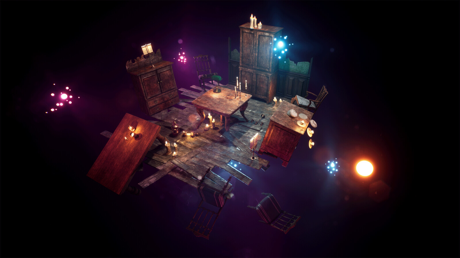 Antique Furniture Environment / 35+ Assets
