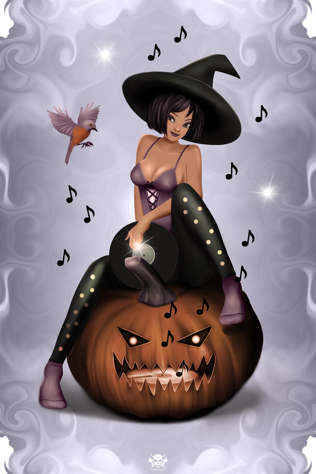 Halloween Female Witch - Art #15