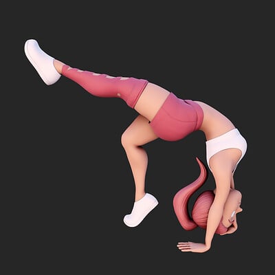 Yoga - Rigging female gymer in Blender 3.0