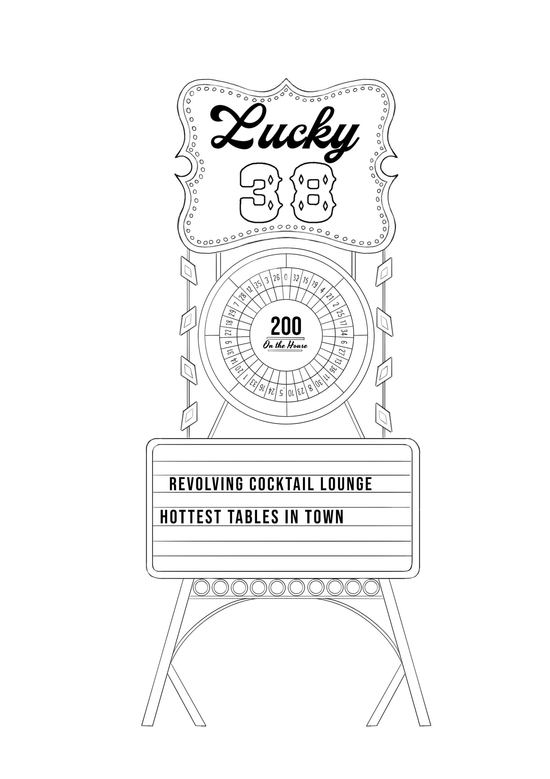Artstation fallout new vegas casino sign concepts