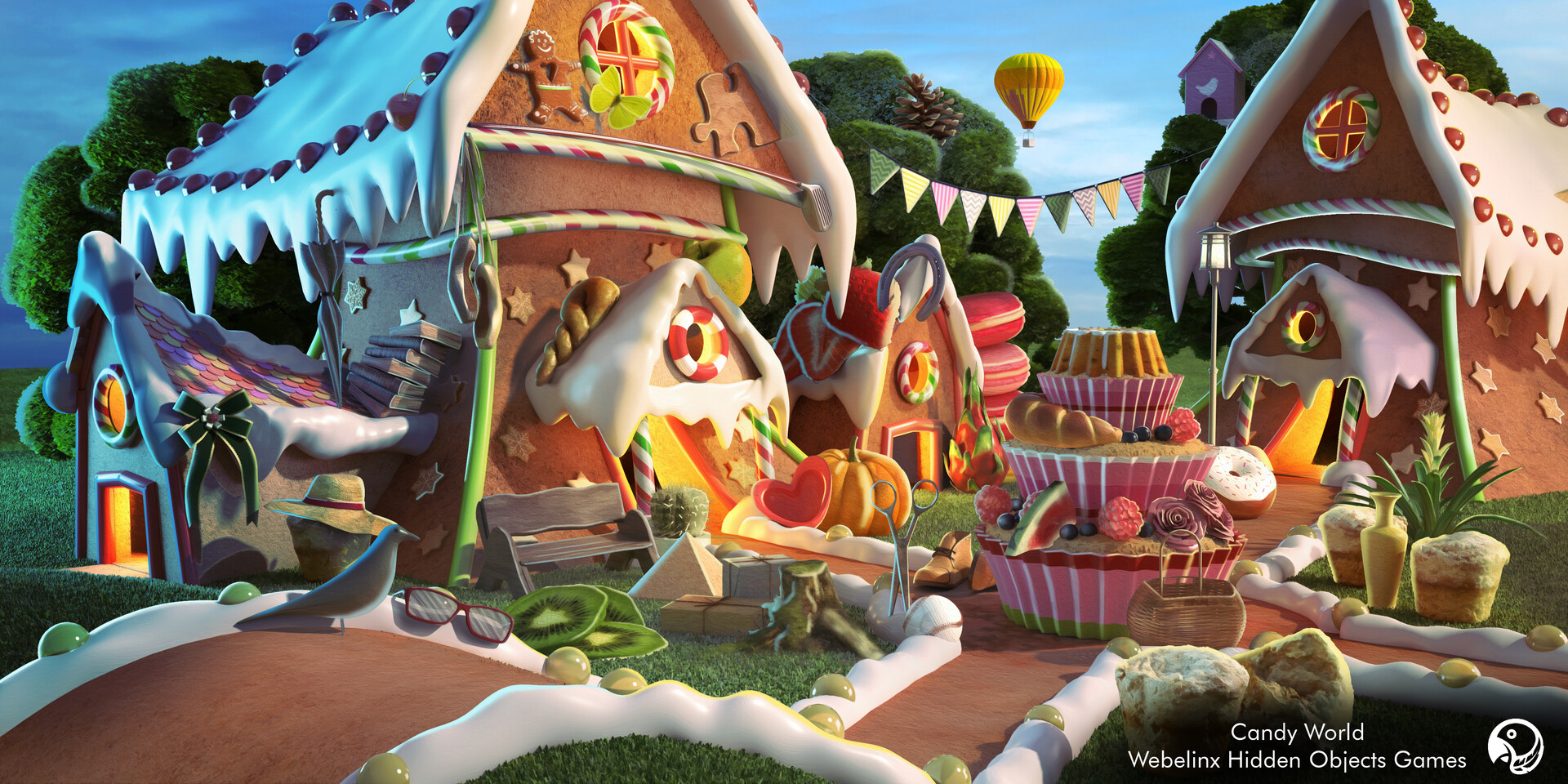 ArtStation Candy World Hidden Objects Game