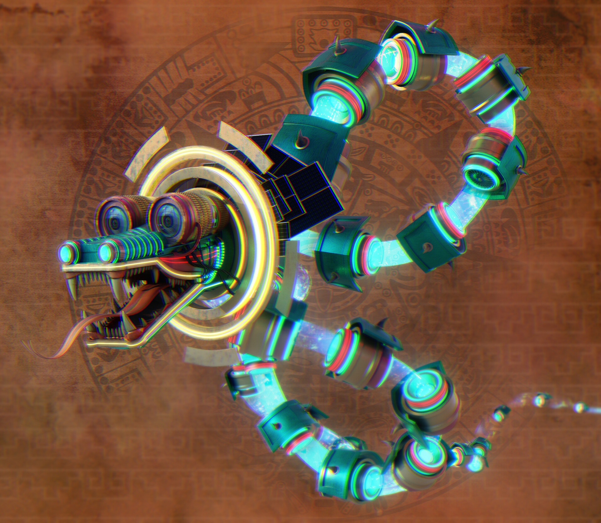 ArtStation Cyber Coatl
