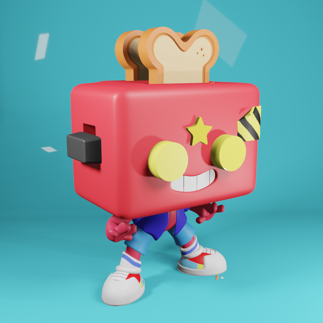 Illustrating Alex Toaster Dude