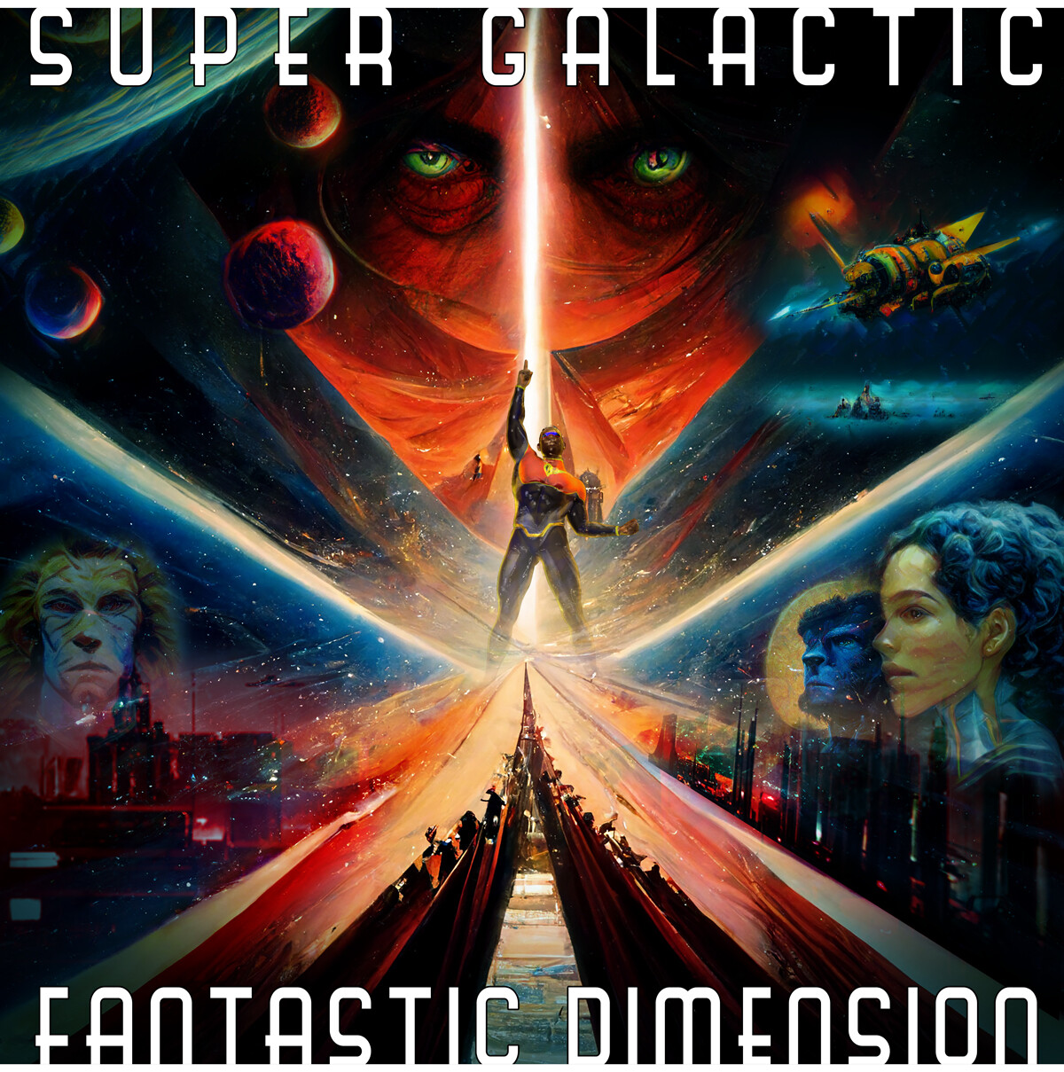  Super Galactic Fantastic Dimension poster art