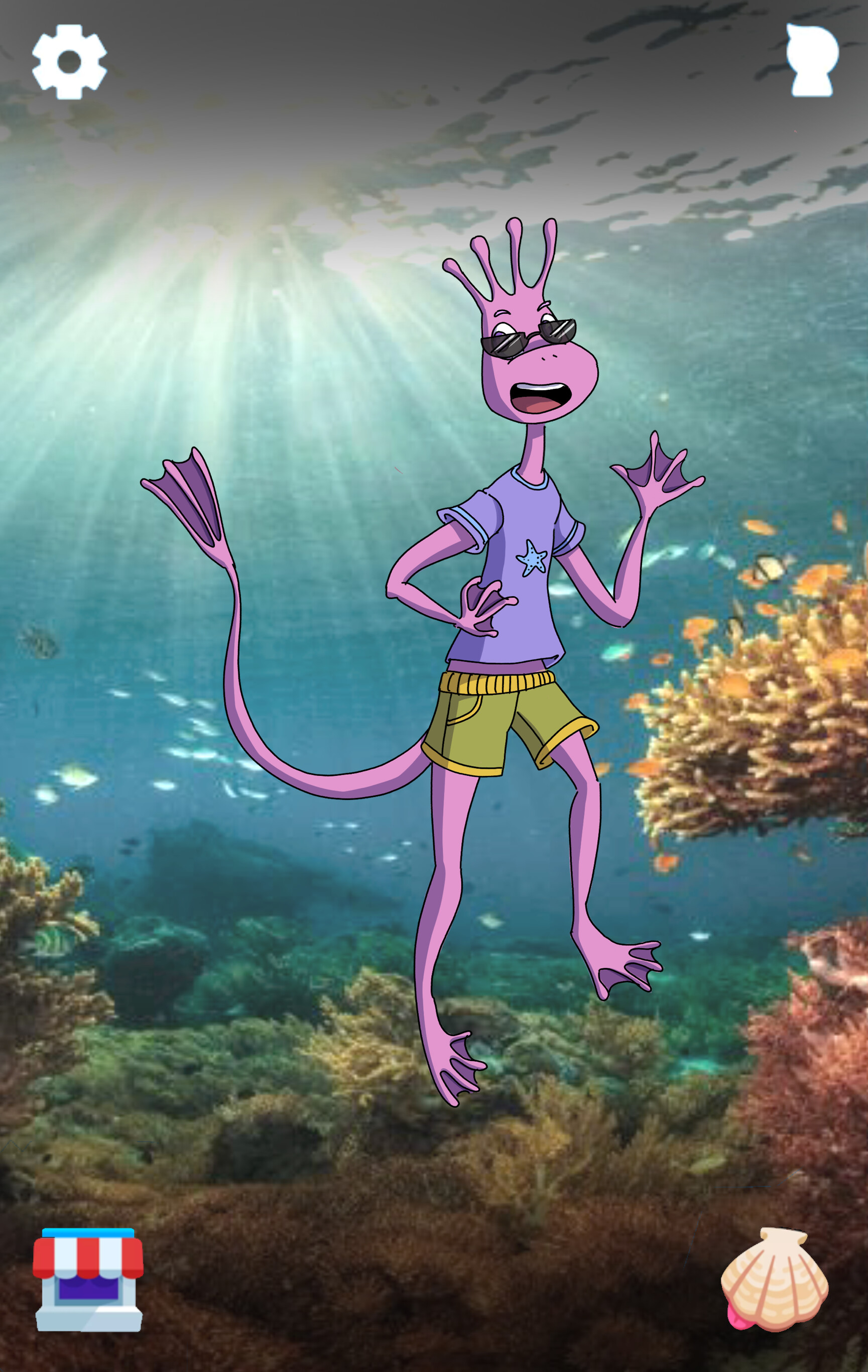 Camisa Extragrande Con Estampado Marmoleado Oceánico De Object  Parte De Un Conjunto