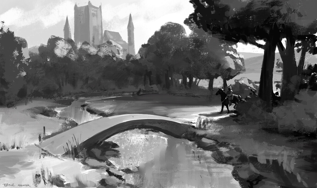 Day 28 - More comfort in procreate but hate the composition