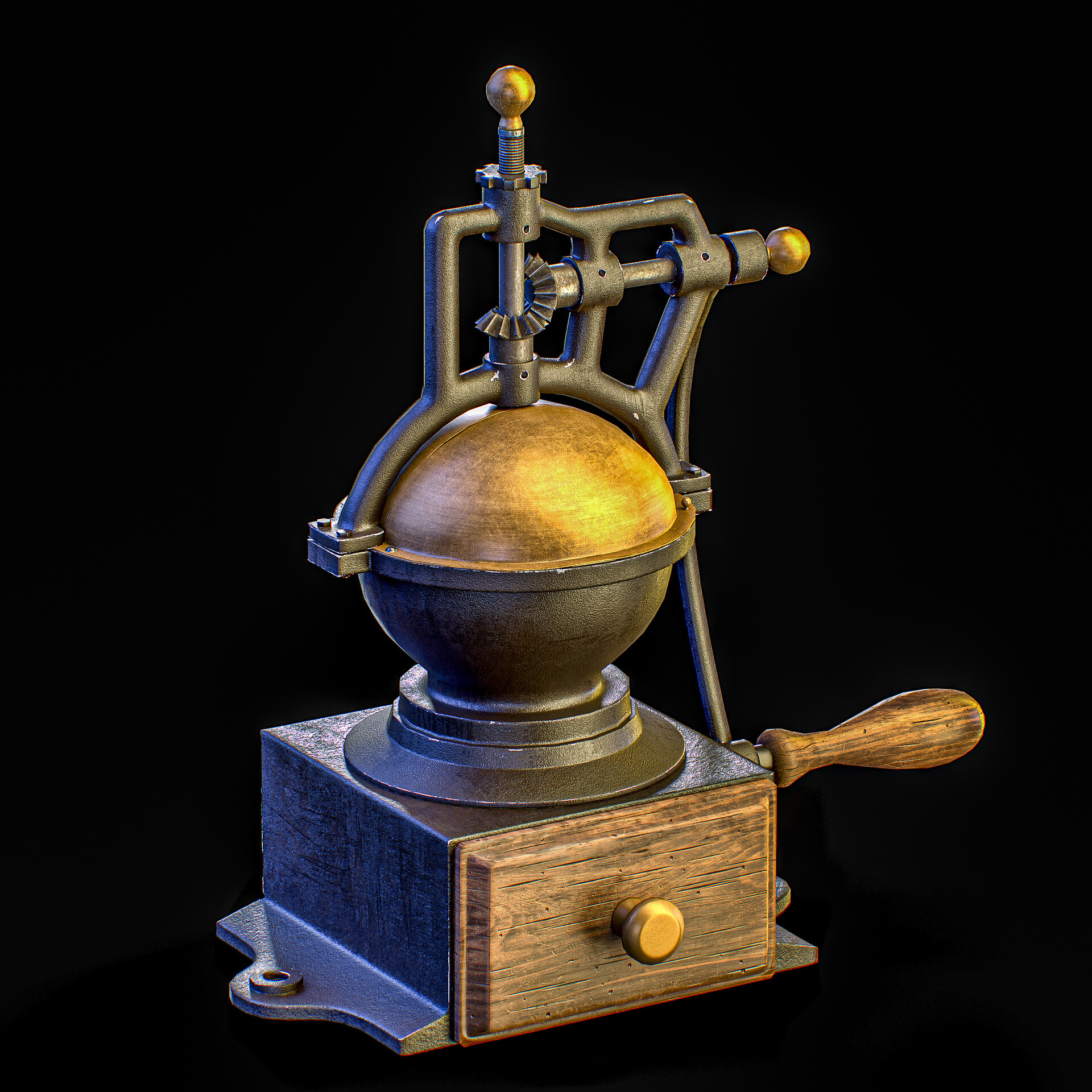 ArtStation Vintage coffee mill