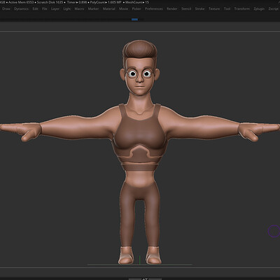Sculpting Character in ZBrush