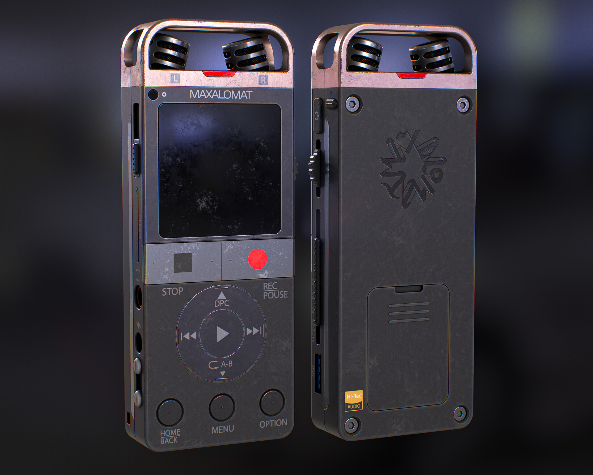 ArtStation Модель диктофона / Voice recorder model