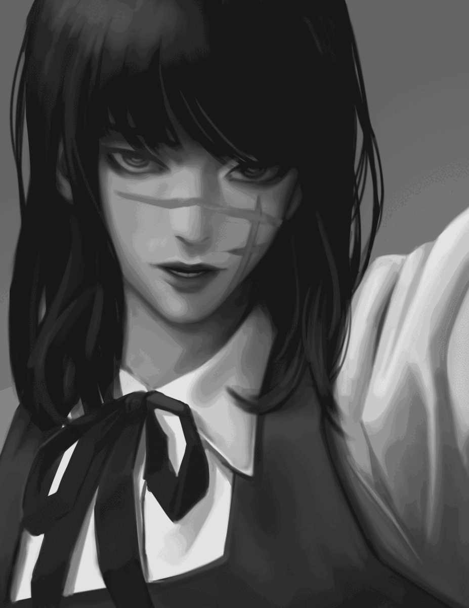 zeduriku Asa Mitaka (Chainsaw Man) Fanart