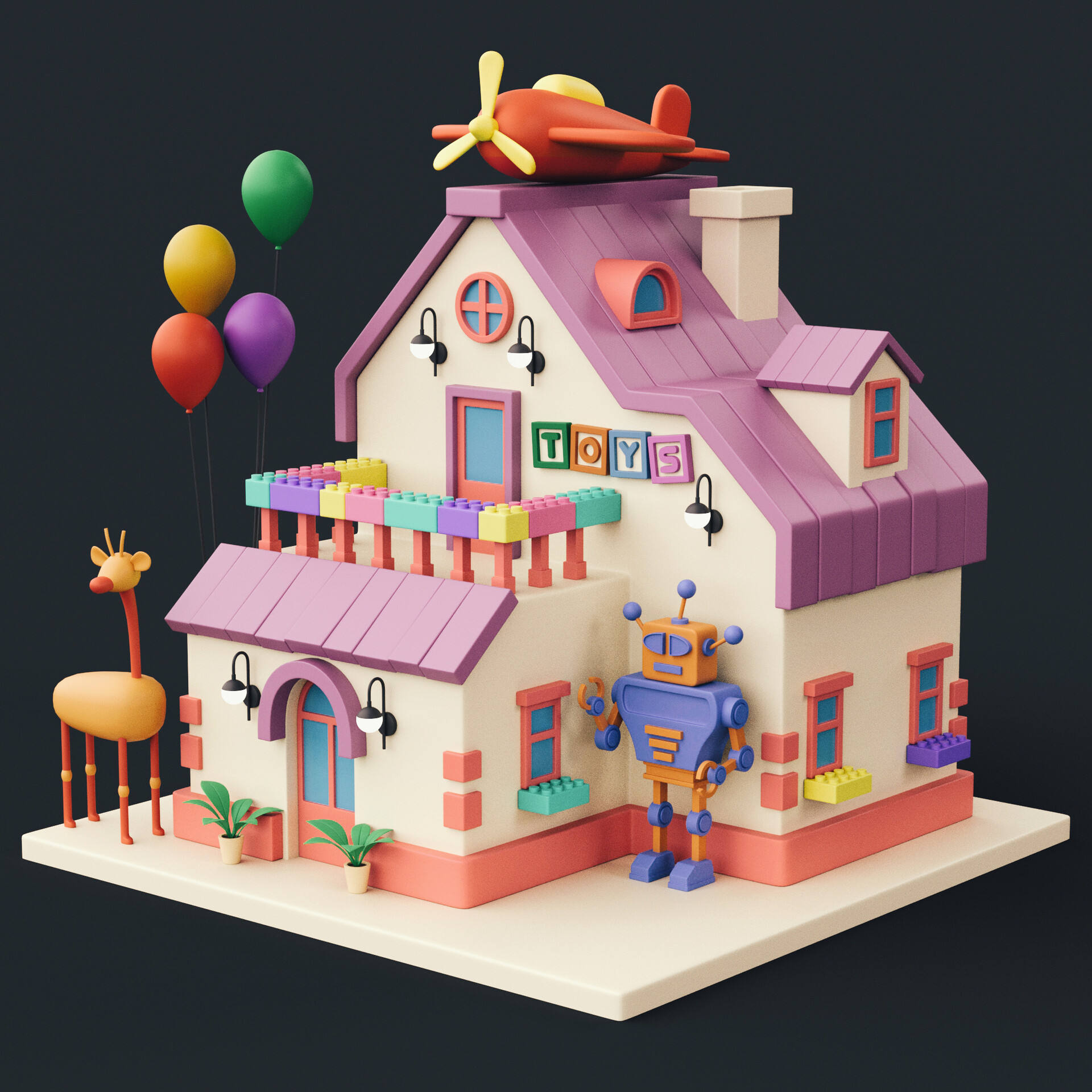 ArtStation Cartoon Toy Shop