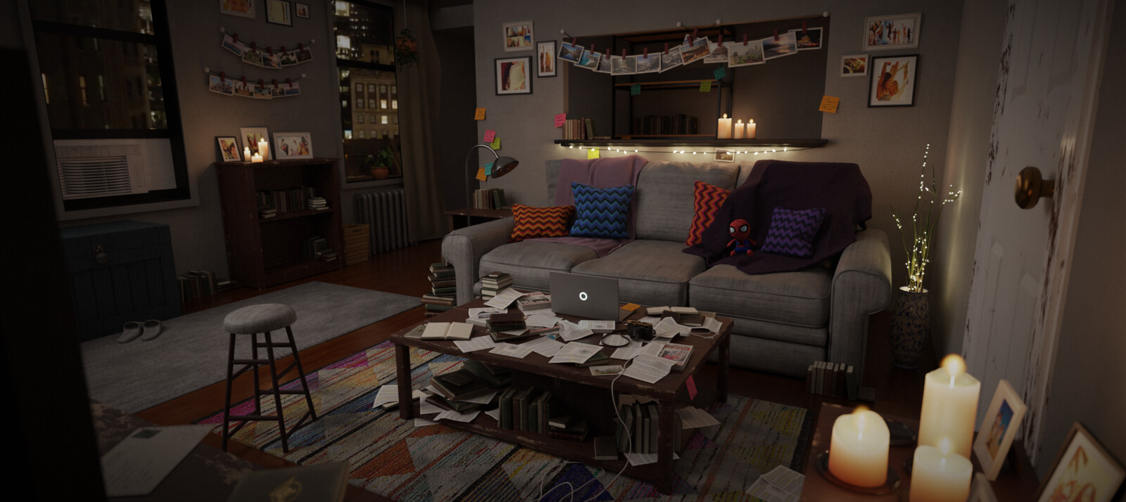 Mary Jane's Apartment | Marvel's Spider-Man Environment Study |