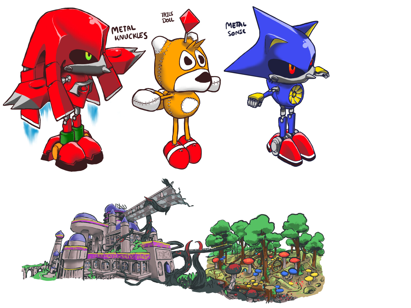 ArtStation - Mecha Sonic (Sonic 3 and Knuckles)