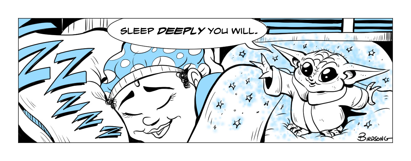 ArtStation Baby Yoda Helps My Daughter Sleep