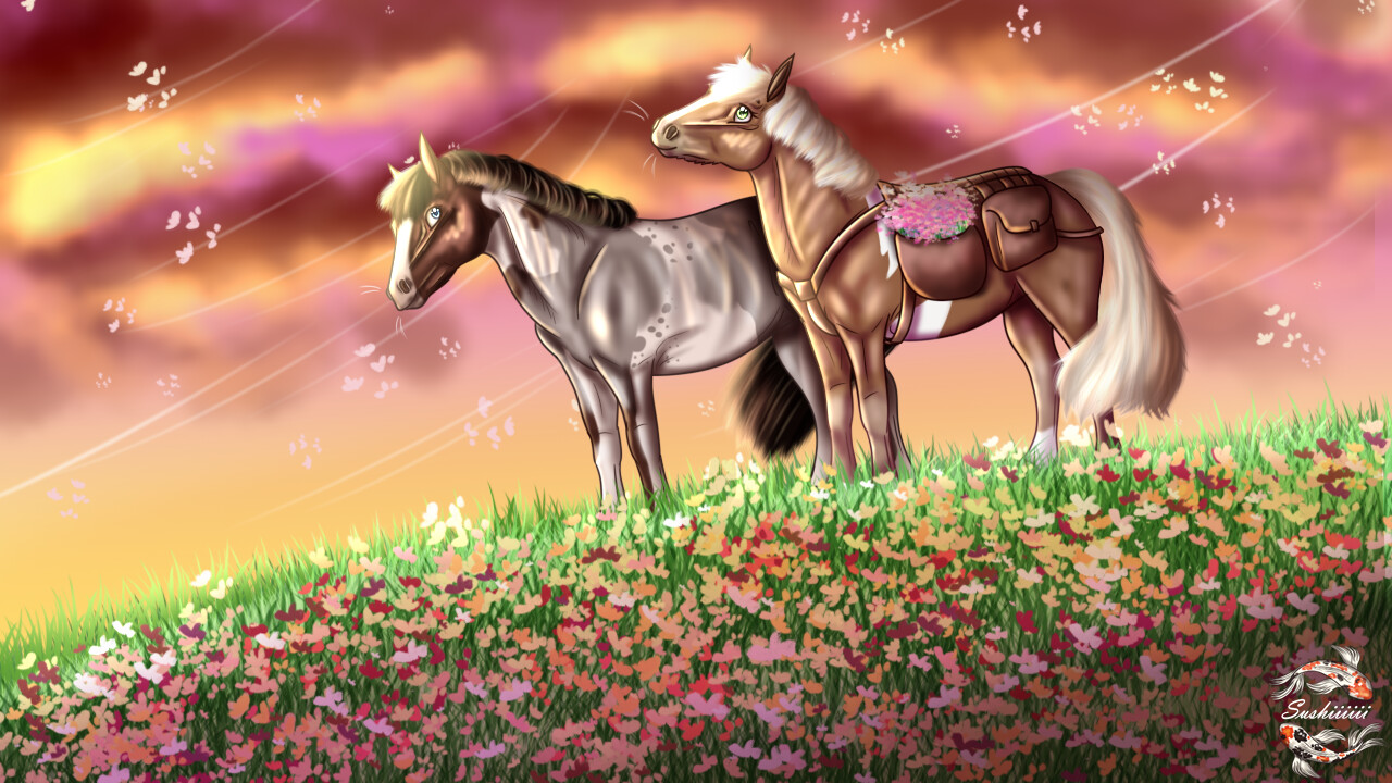 ArtStation Flower field