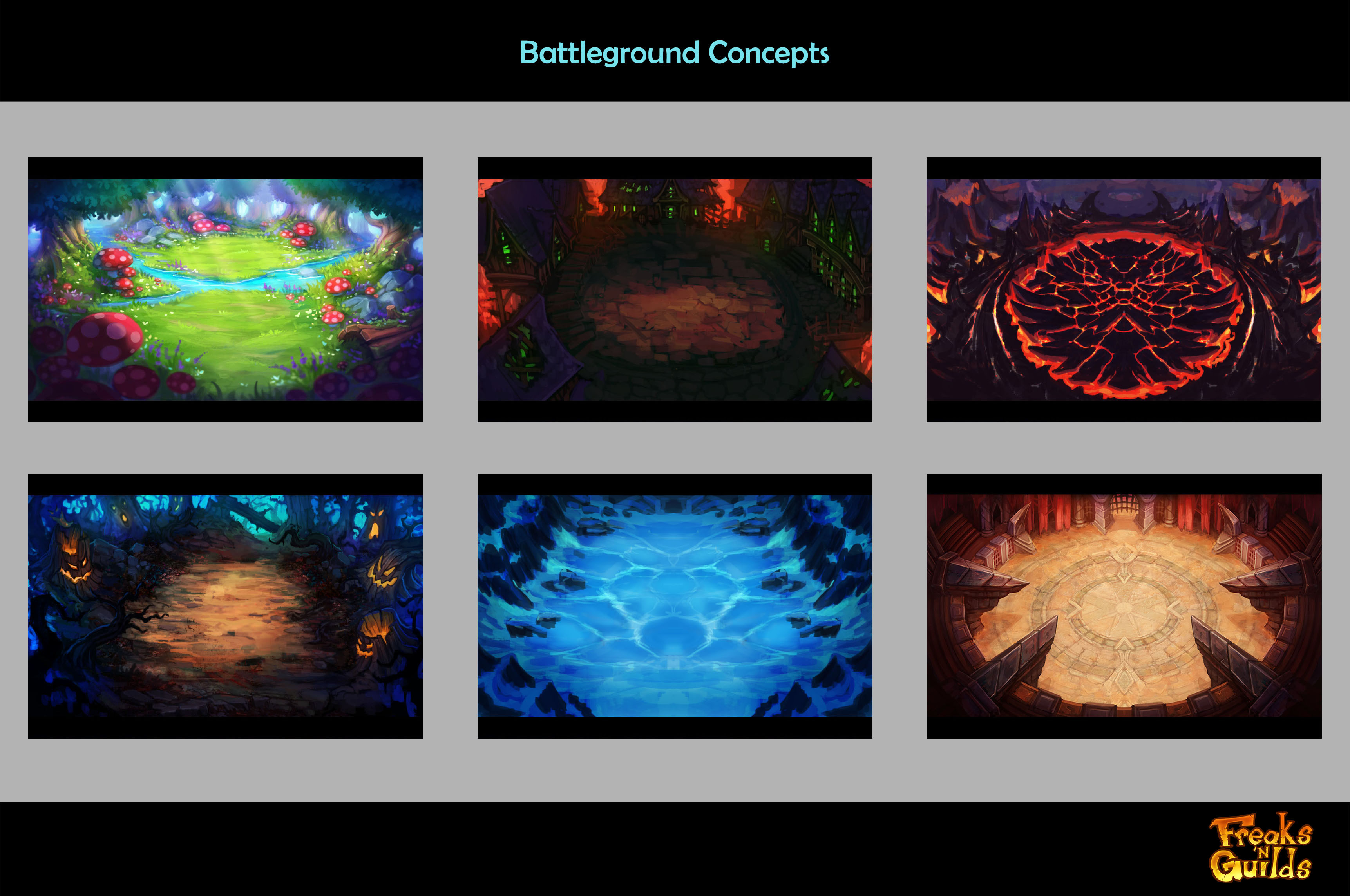 Battleground environment concepts