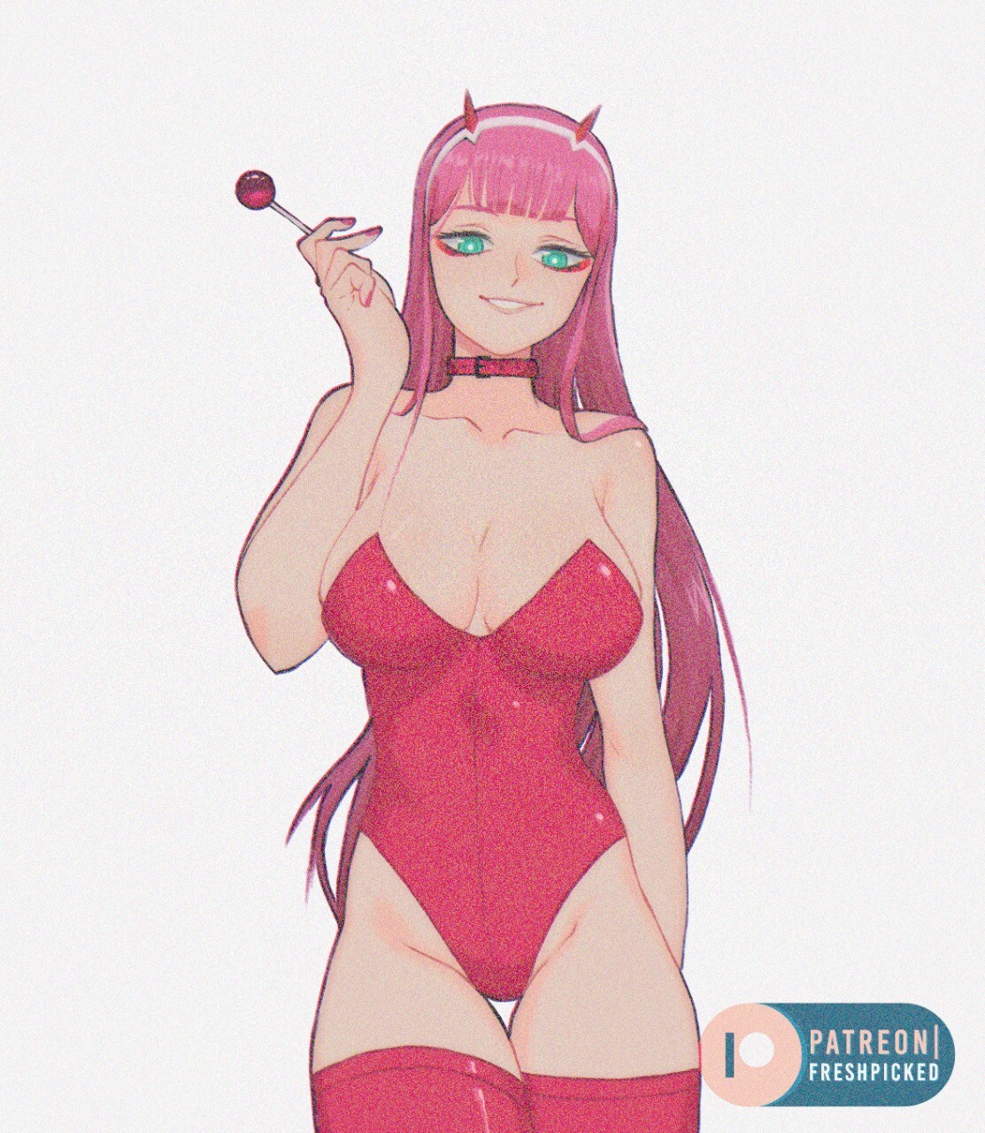 Artstation Zero Two 02 Darling In The Franxx