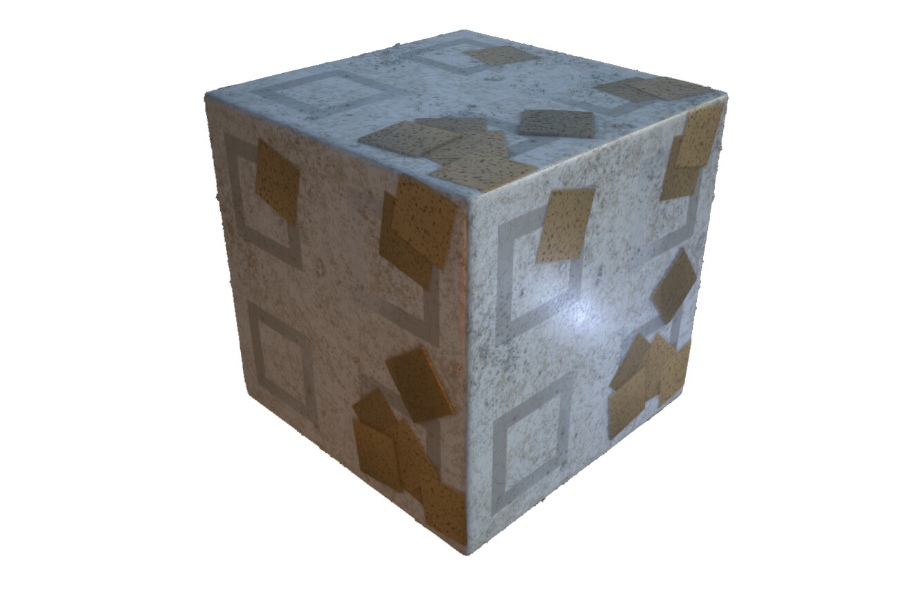 Cube of floor