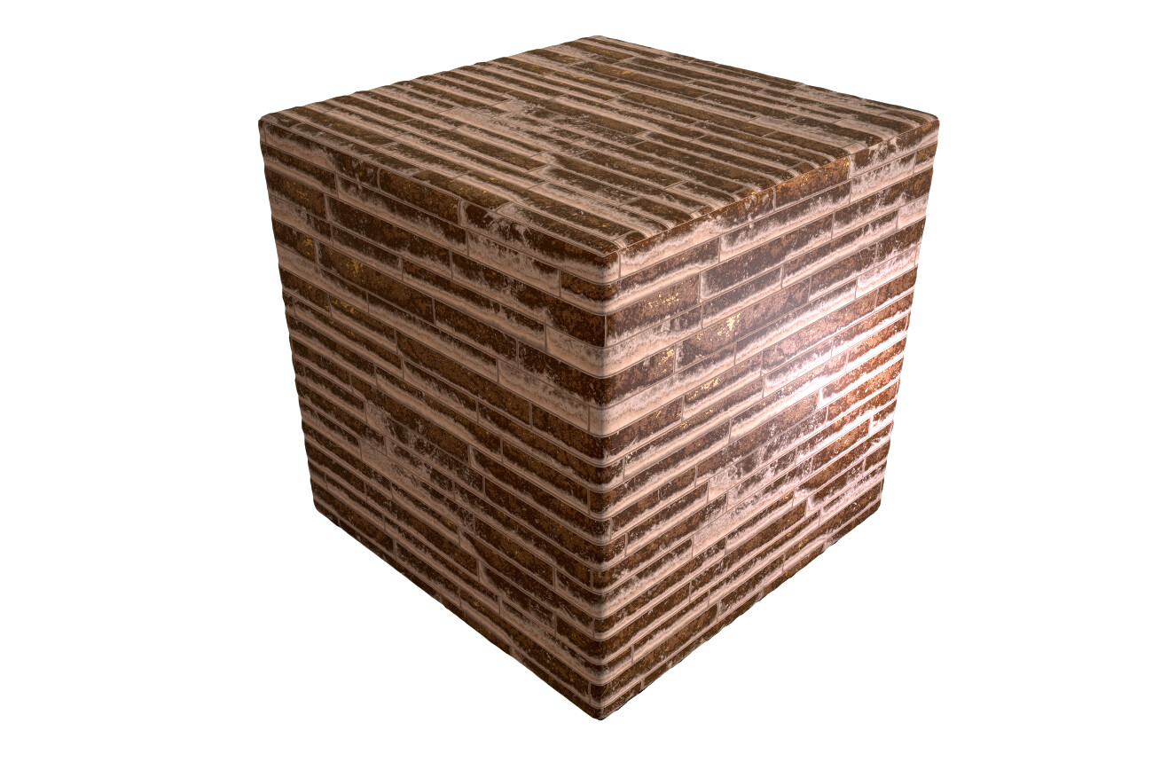 Cube of wood floor