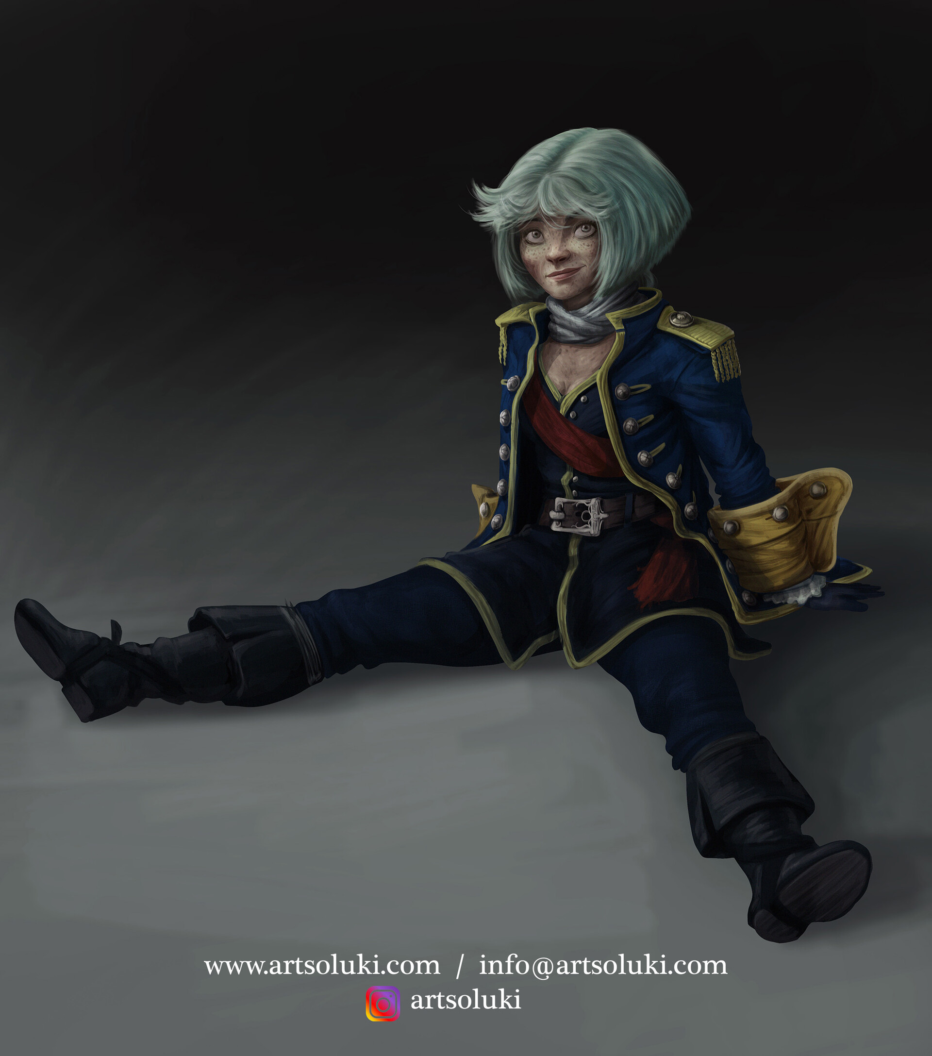 playstation 5 art girl