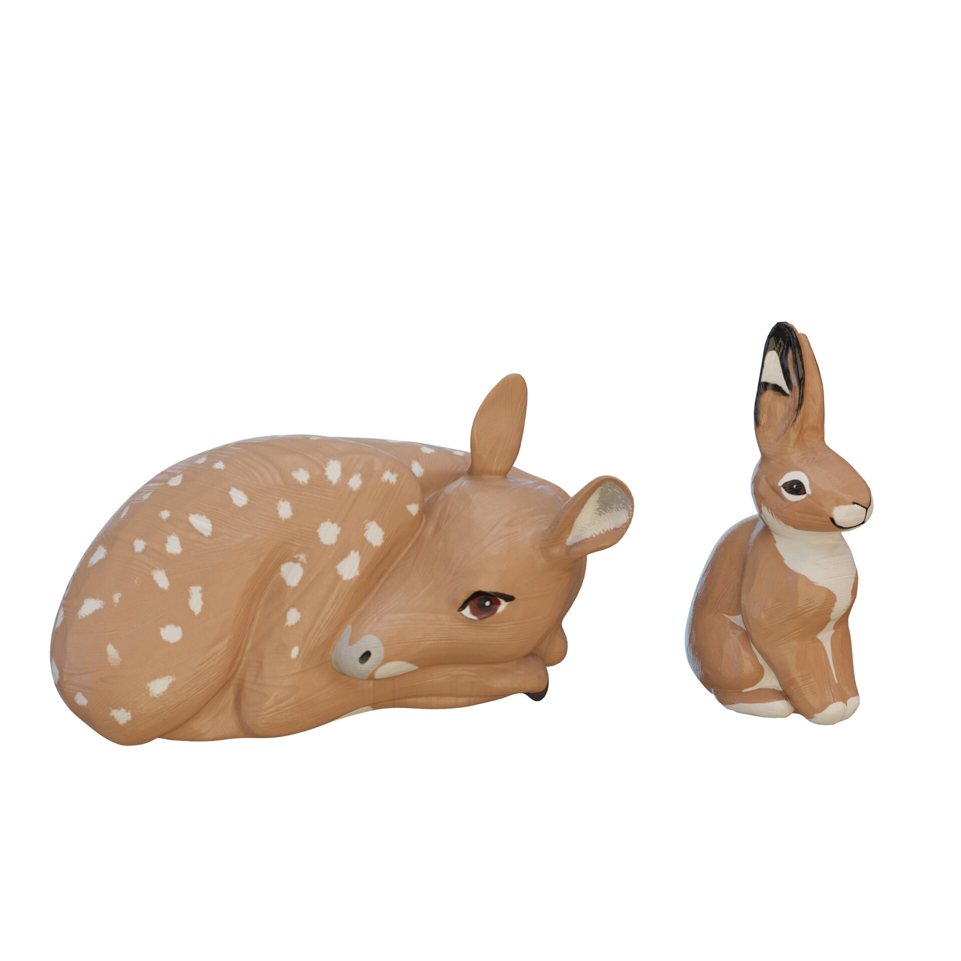ArtStation deer and rabbit
