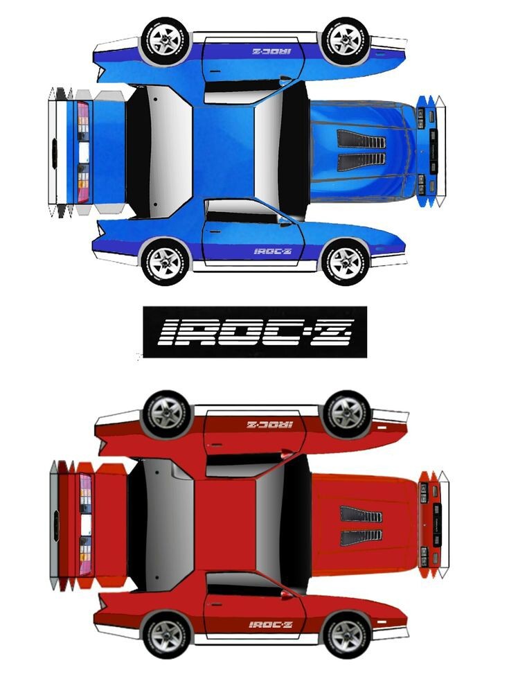 ArtStation Camaro papercraft