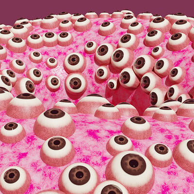 Creepy Eyeball Donut