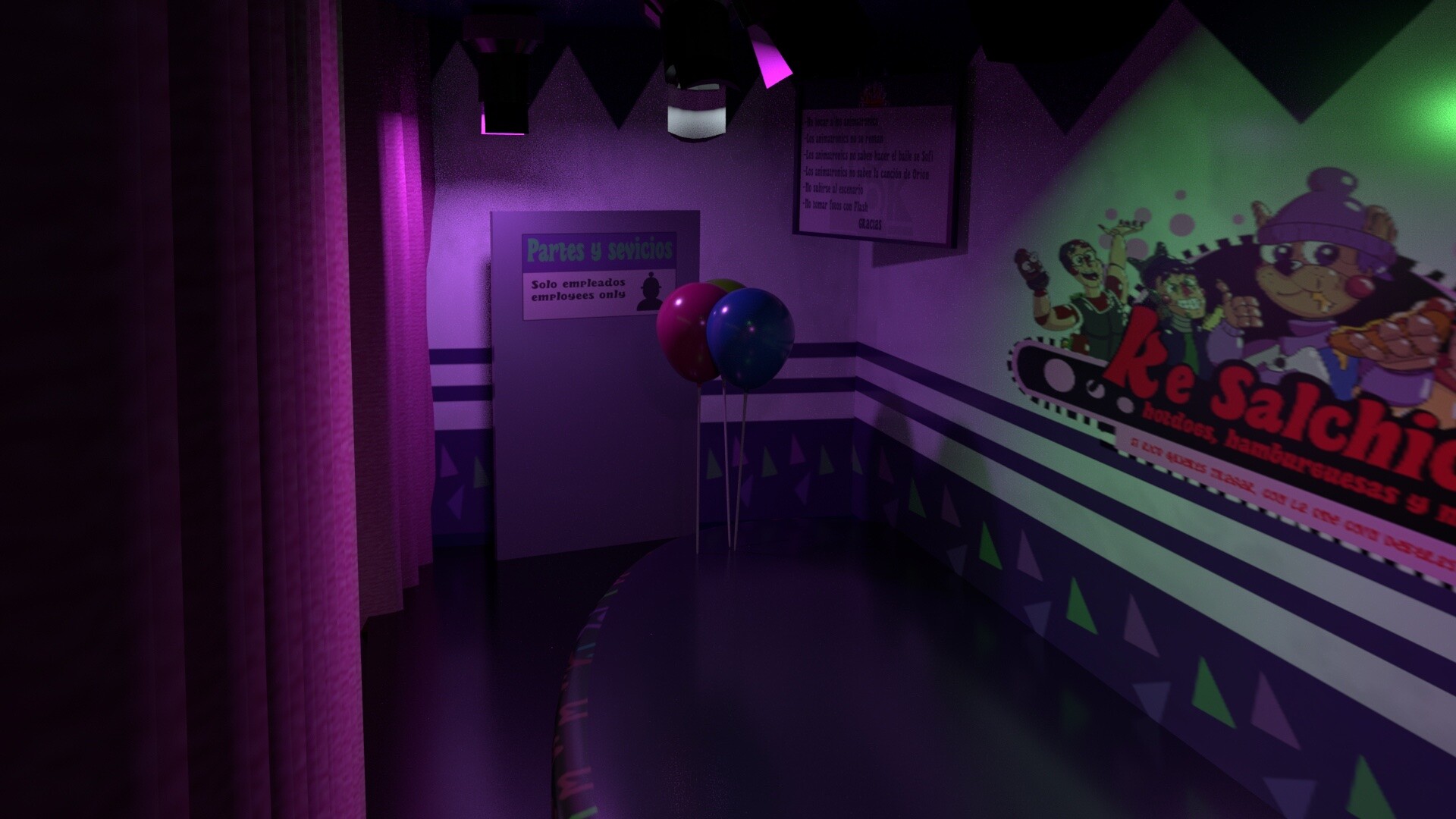 ArtStation - Five Nights at Freddy's 1 Animatronic Showcase