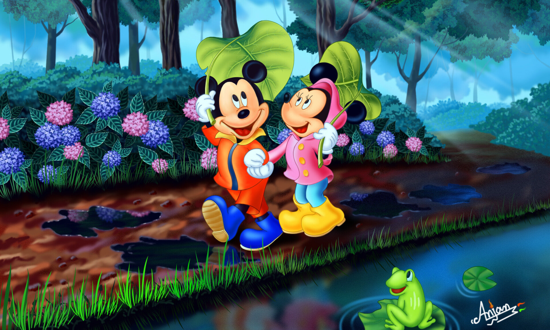 ArtStation - Mickey Mouse (Digital painting)