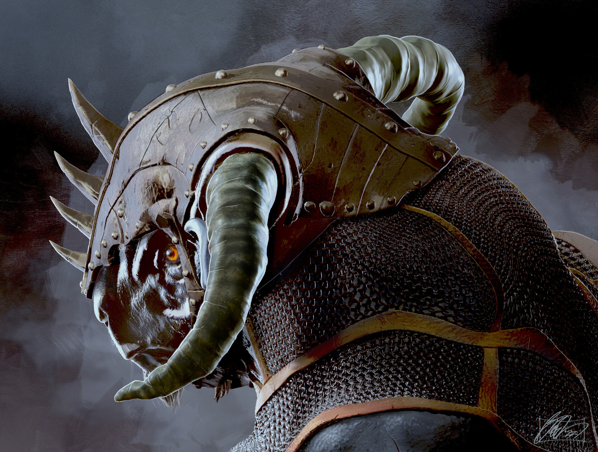 ArtStation - Armored Minotaur