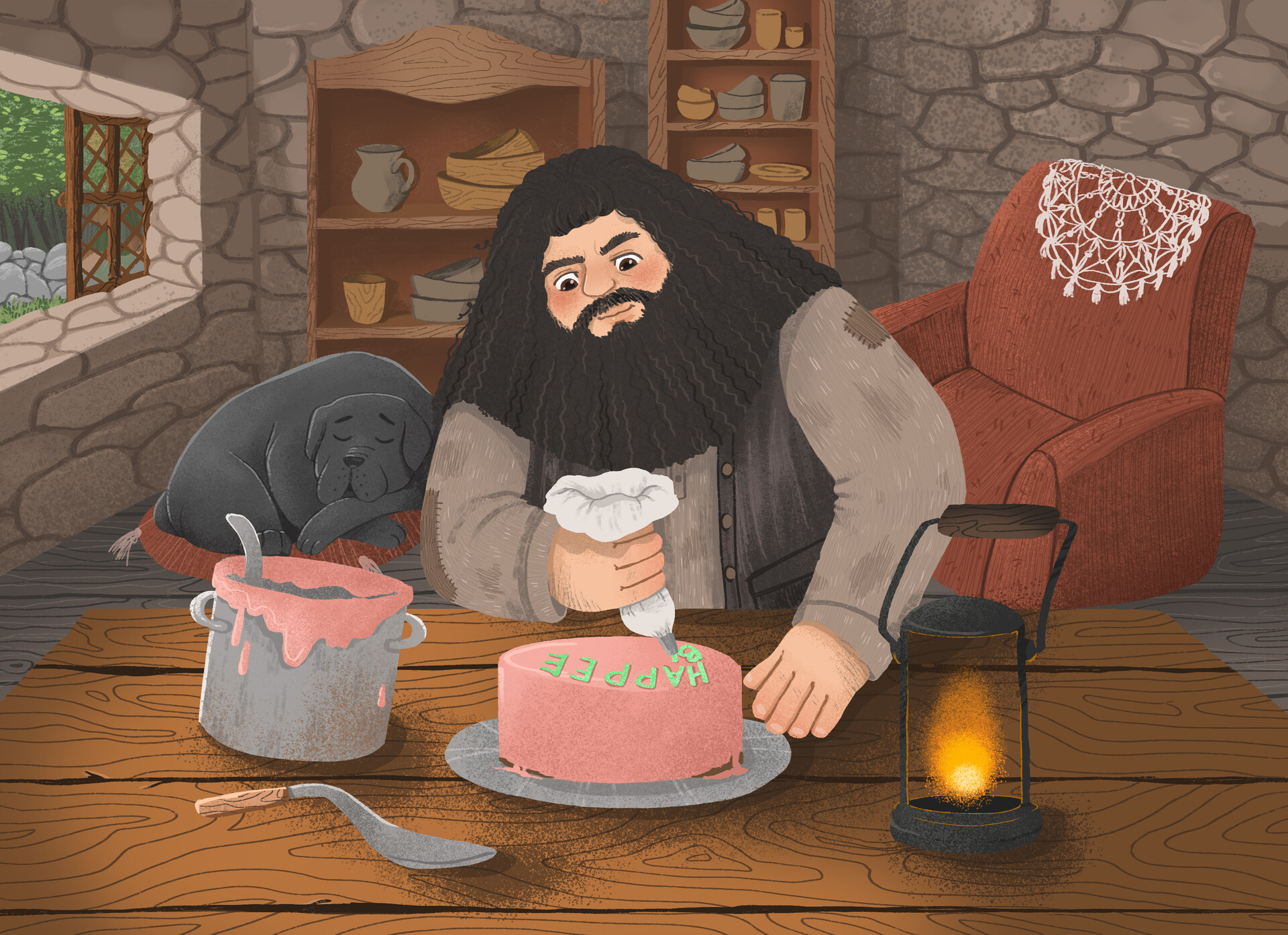 ArtStation - Rubeus Hagrid