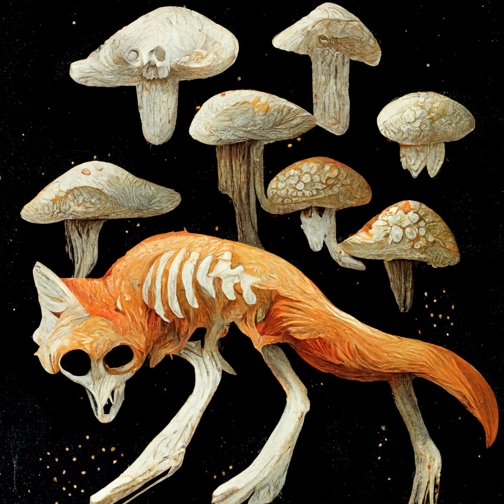 ArtStation Mushroom Foxes