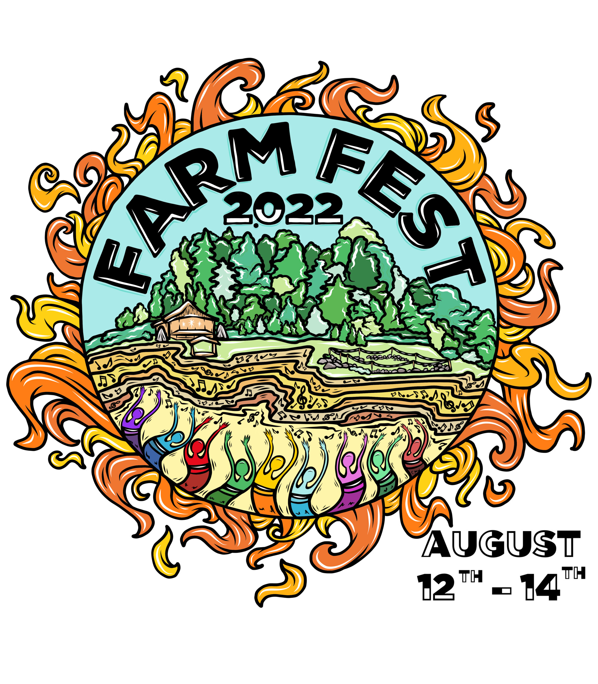 ArtStation Farm Fest Poster art 2022