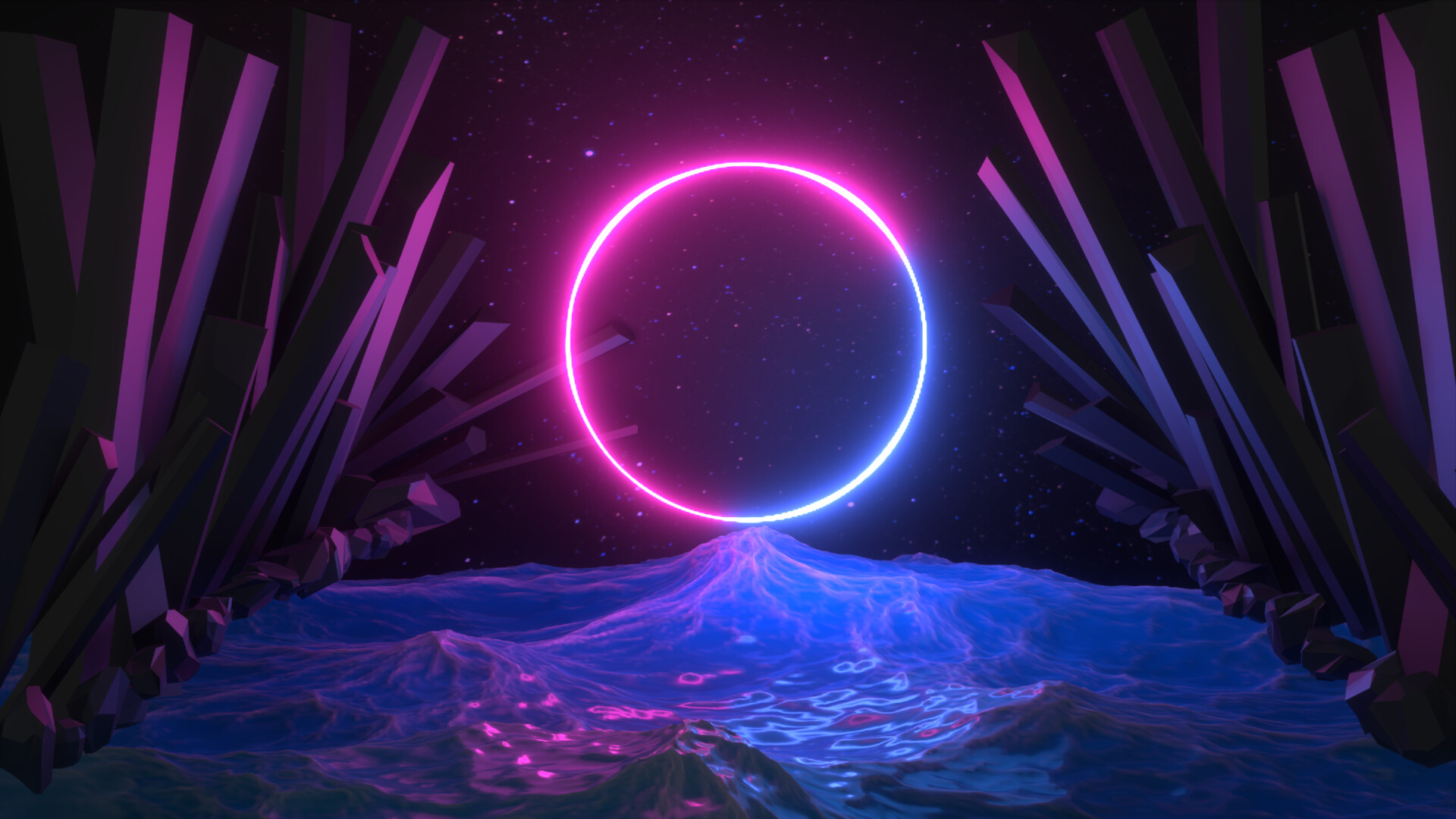 ArtStation - Neon wallpaper