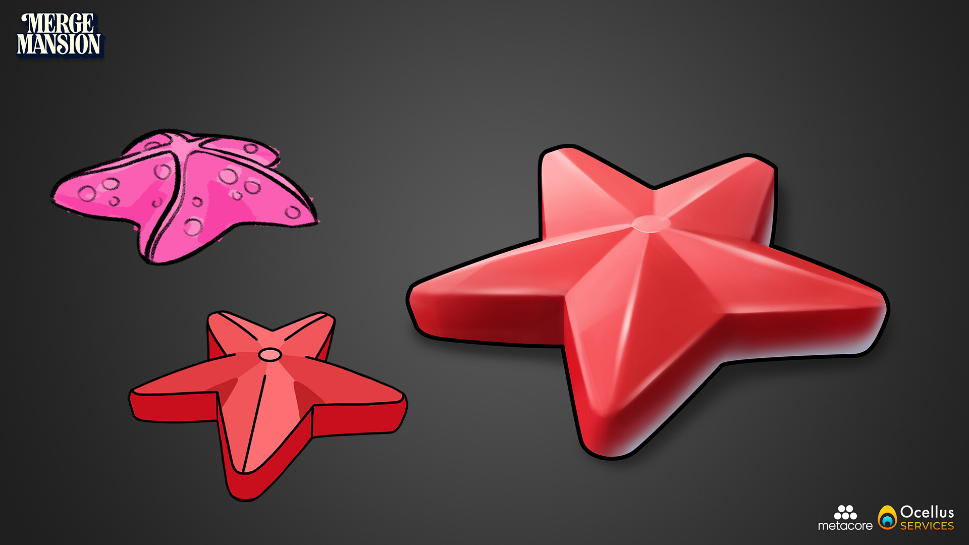 Ocellus SERVICES Merge Mansion Casey and Skatie Beach Toys