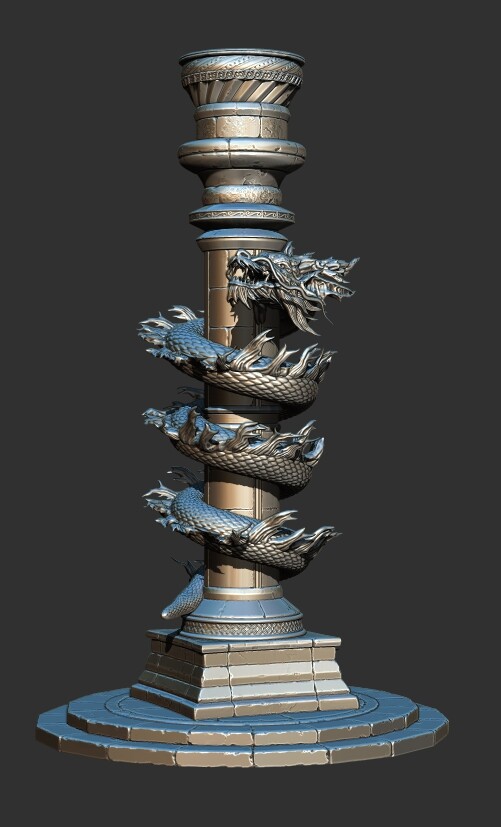 ArtStation Dragon Pillar
