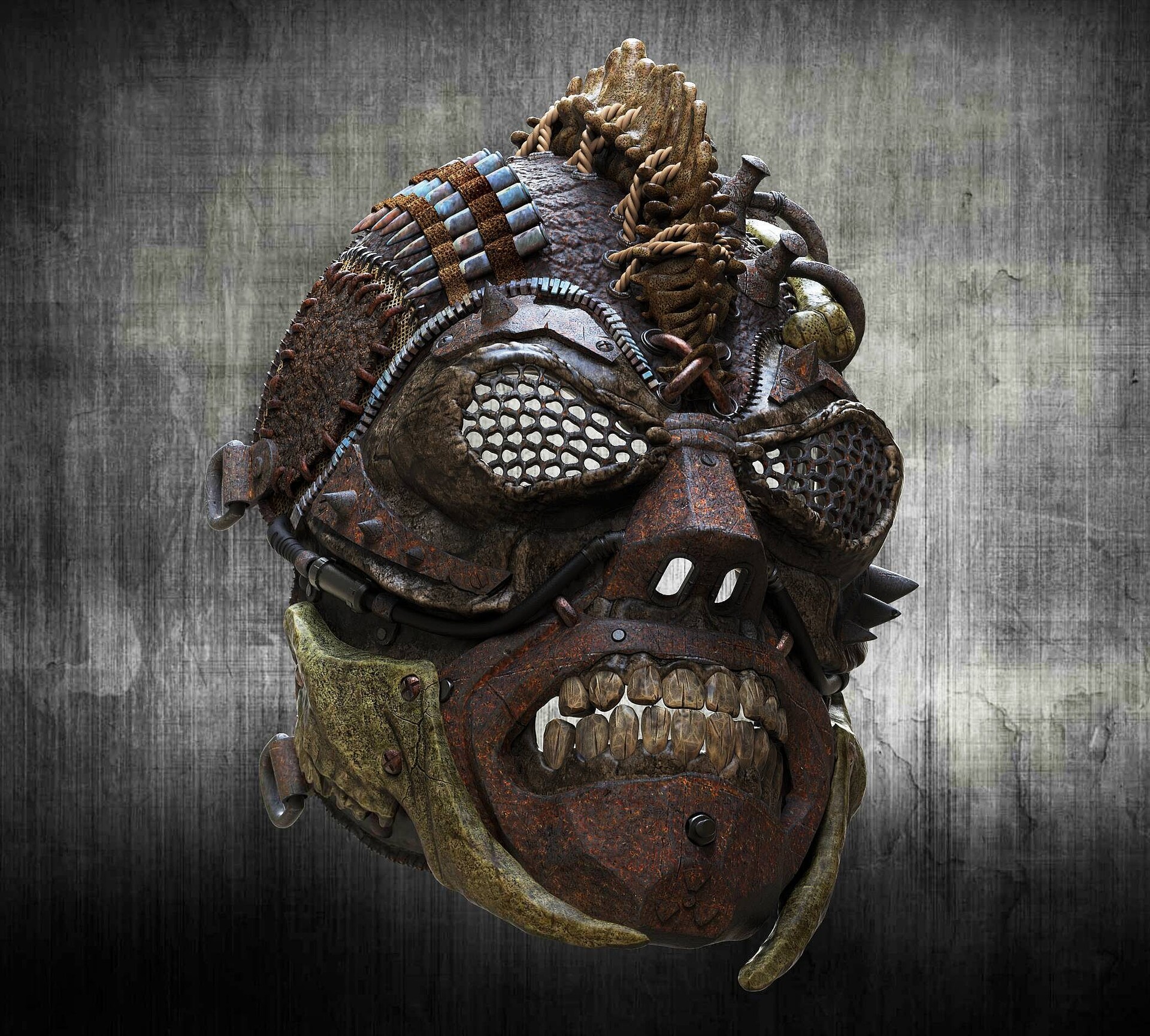 ArtStation - apocalyptic mask 3D print