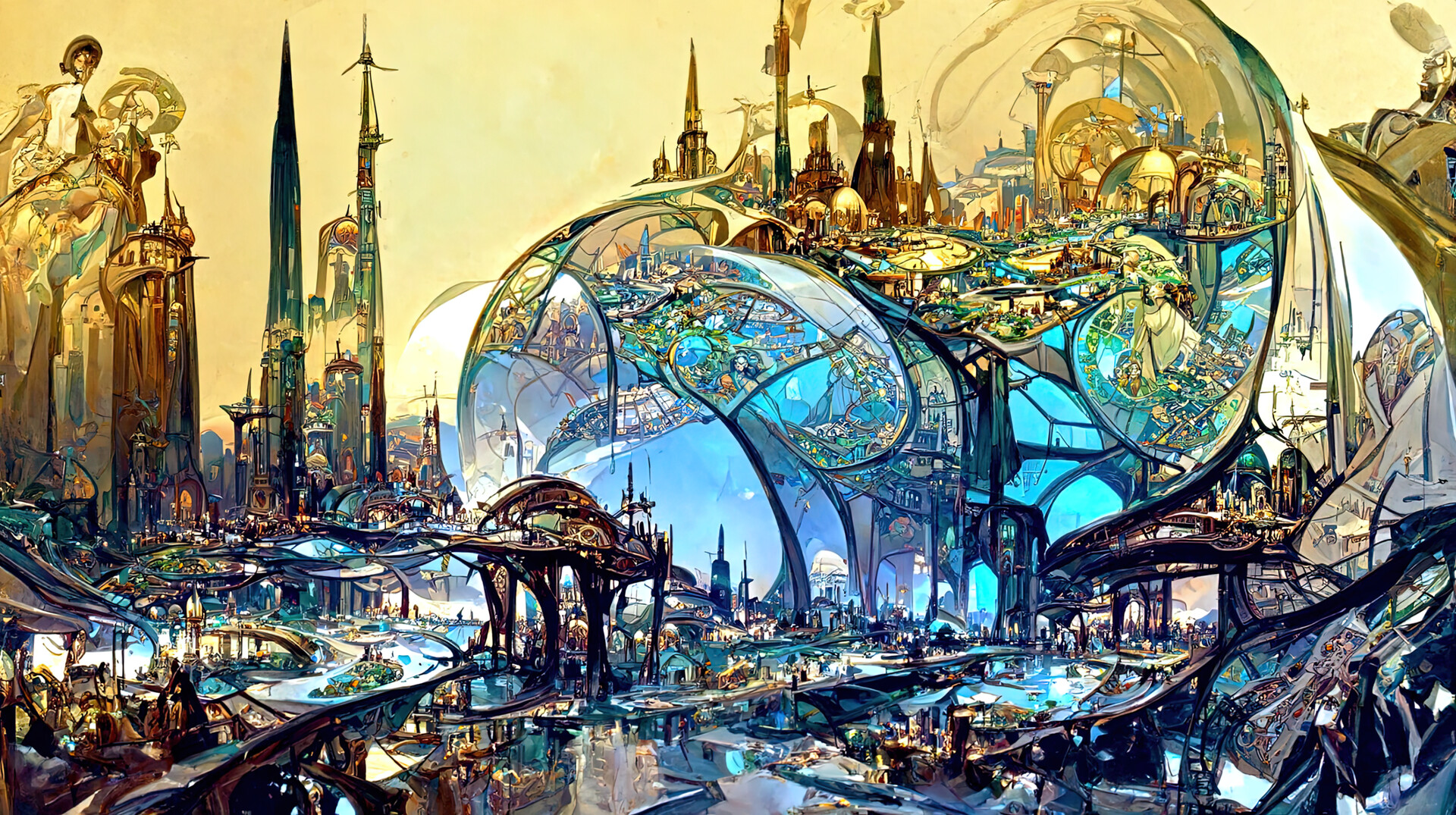ArtStation Utopian City Capitol 1