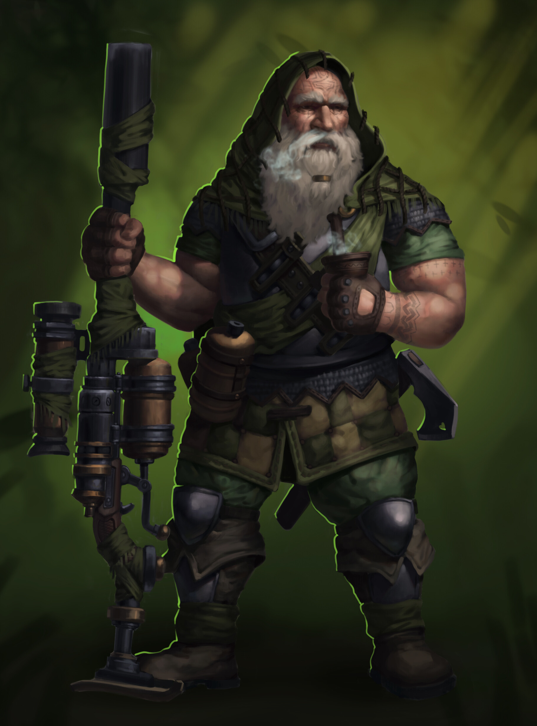 ArtStation Dwarf sniper