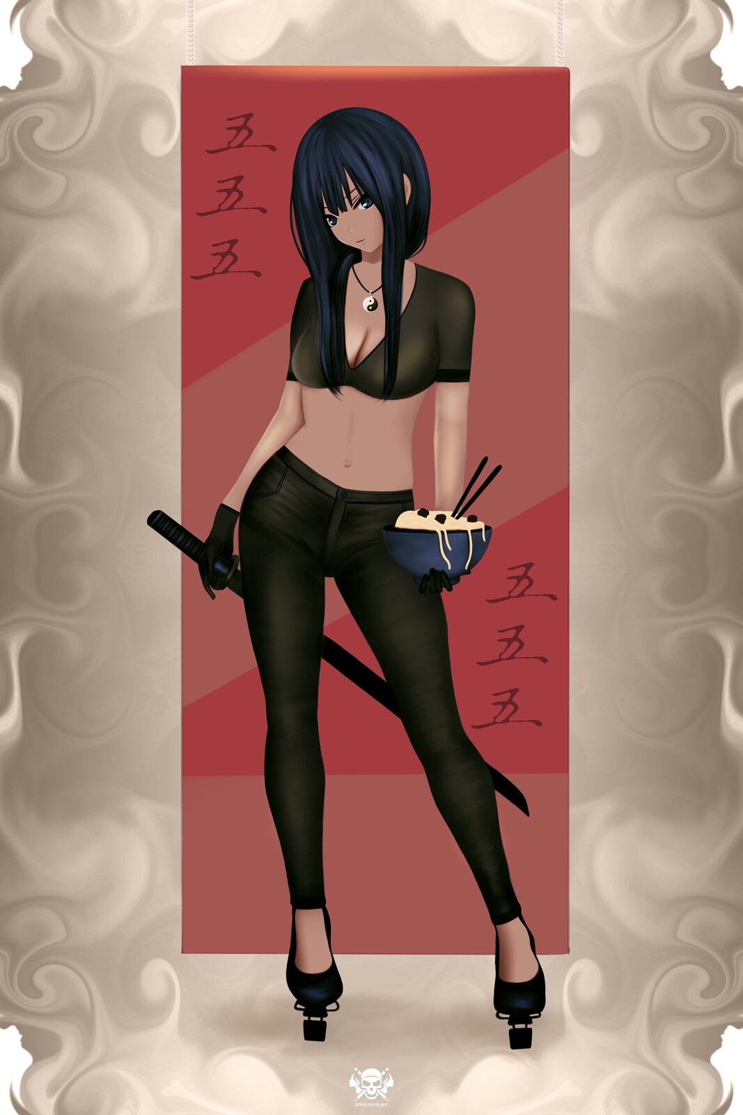 Asian Female Ninja - Art #19