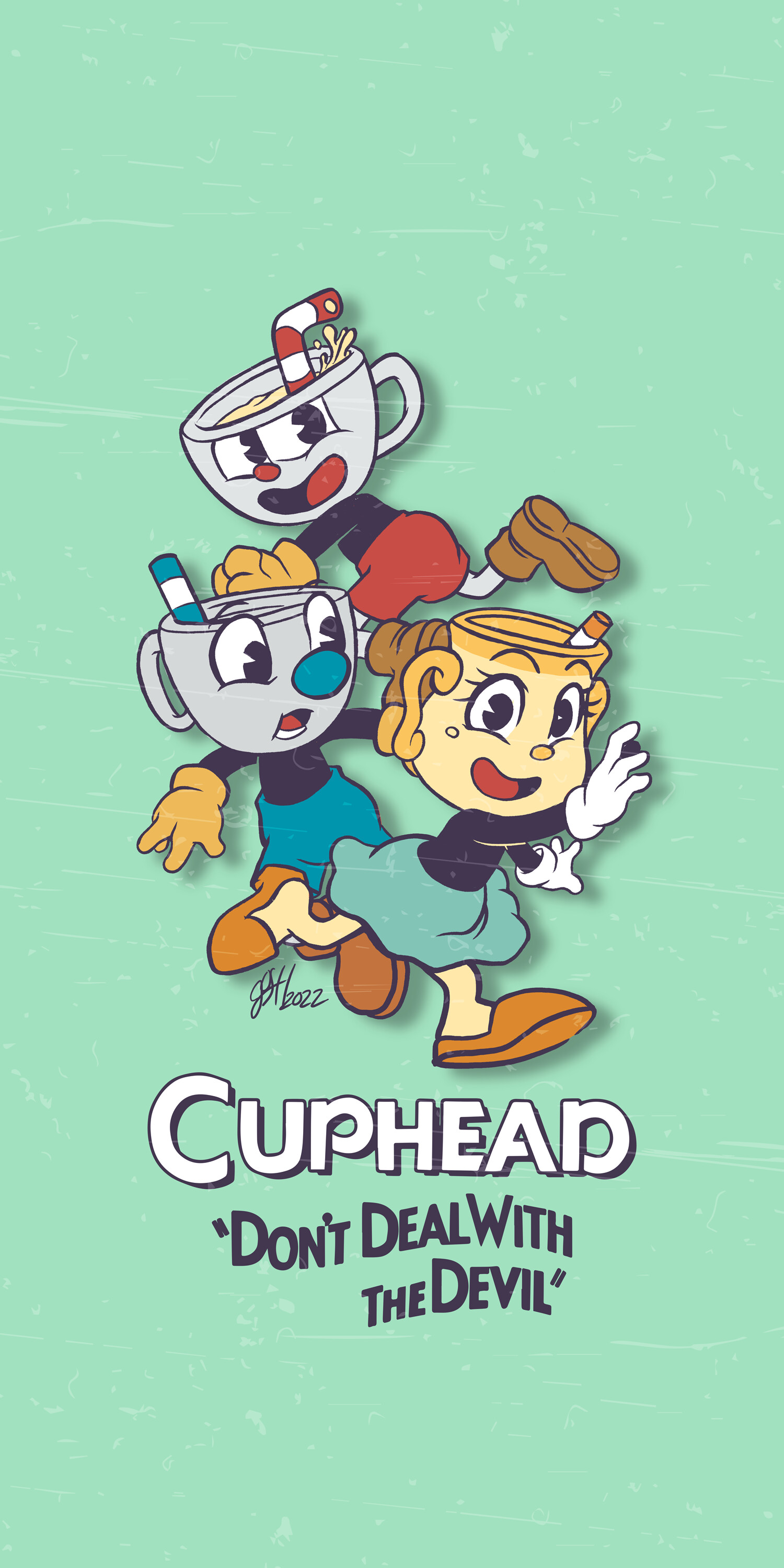Free download Cuphead And Mugman by Uu hime on 658x1107 for your Desktop  Mobile  Tablet  Explore 98 Cuphead Wallpaper 