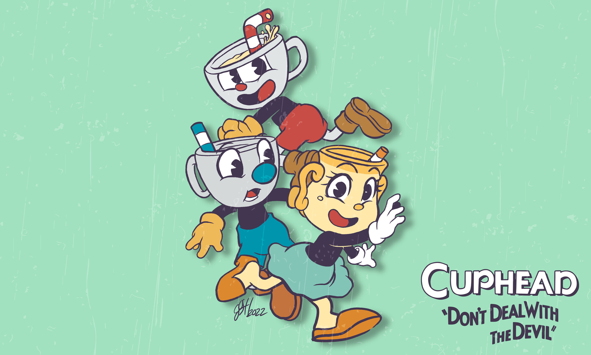 The Cuphead Show Wallpaper 4K HD PC 8200i