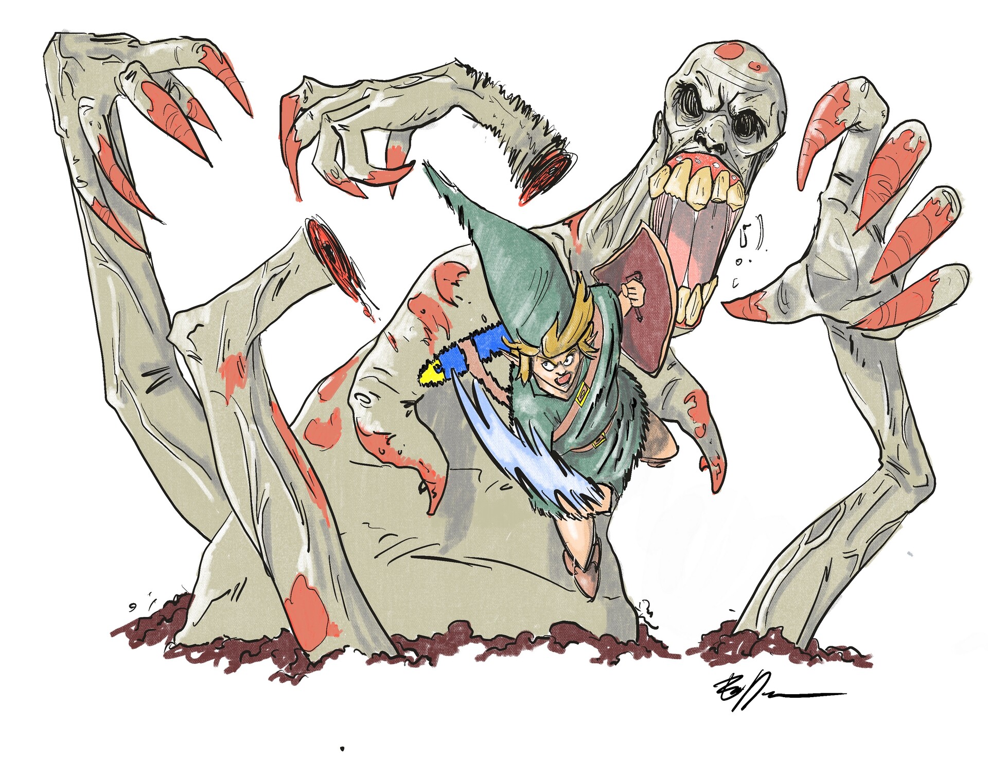 ArtStation Link vS Dead Hand